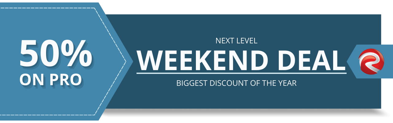 Weekend deal – don’t miss out