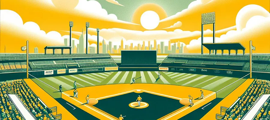 A baseball field during Spring Training, highlighting the preparation and excitement for the upcoming season