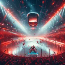 A khl final hockey match between finland and latvia
