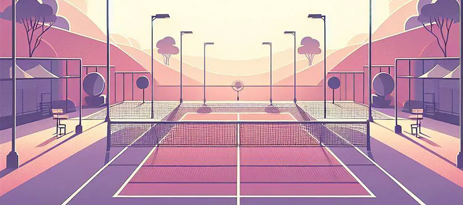 An image showing a Tennis court