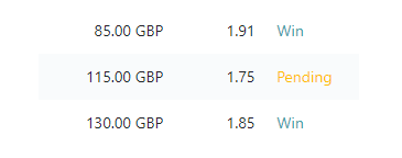 Automatic bet settlement