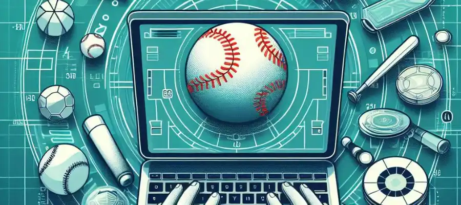 Online sports betting on college baseball game