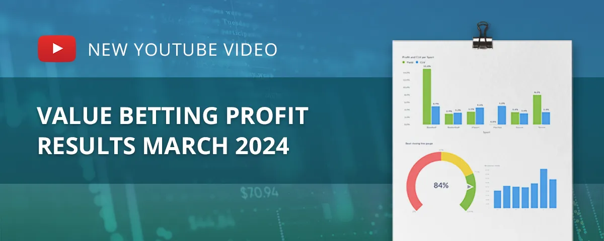RebelBetting users' profit results in March 2024