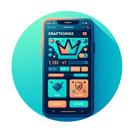 Smartphone with DraftKings Sportsbook app open