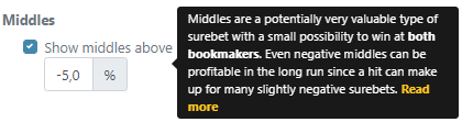 Tooltips in RebelBetting